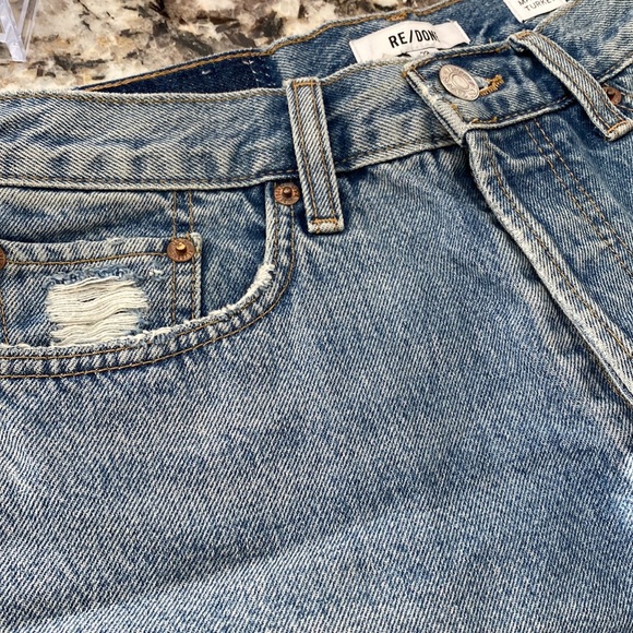 NWT Re/Done Jean Shorts - Picture 5 of 8